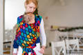 Żakardowa chusta do noszenia dzieci, bawełna - RADOSNY CZAS - rozmiar XS #babywearing