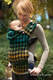 Ergonomic Carrier, Baby Size, jacquard weave 100% cotton - PEPITKA GREEN & YELLOW, Second Generation #babywearing