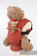Doll Carrier made of woven fabric, 100% cotton - BURNED DIAMOND ORANGE #babywearing
