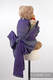 Żakardowa chusta dla lalek, 100% bawełna - SOPLE LODU PURPUROWY z ZIELONYM #babywearing