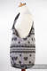 Torba Hobo z materiału chustowego, (100% bawełna) - KORONKA GLAMOUR, Rewers (drugi gatunek) #babywearing