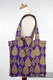 Shoulder bag (made of wrap fabric) - NORTHERN LEAVES PURPLE & YELLOW - standard size 37cmx37cm #babywearing