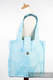 Shoulder bag made of wrap fabric (100% cotton) - FEATHERS TURQUOISE & WHITE - standard size 37cmx37cm #babywearing