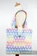 Shoulder bag made of wrap fabric (100% cotton) - RAINBOW STARS Reverse - standard size 37cmx37cm #babywearing