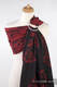 Ringsling, Jacquard Weave (100% cotton) - MICO RED & BLACK - long 2.1m #babywearing