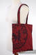Shopping bag made of wrap fabric (100% cotton) - MICO RED & BLACK #babywearing