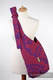 Hobo Bag made of woven fabric, 100% cotton - MICO RED & PURPLE #babywearing