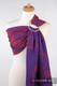 Ringsling, Jacquard Weave (100% cotton), with gathered shoulder - MICO RED & PURPLE - long 2.1m (grade B) #babywearing