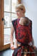 Baby Wrap, Jacquard Weave (100% cotton) - MICO RED & BLACK - size S #babywearing