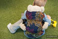 Nosidełko dla lalek z tkaniny chustowej - KOLORY MAGII #babywearing