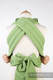 MEI-TAI carrier Toddler, diamond weave - 100% cotton - with hood, Green Diamond #babywearing