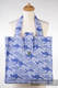 Shoulder bag made of wrap fabric (100% cotton) - BLUE TWOROOS - standard size 37cmx37cm (grade B) #babywearing