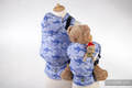 Doll Carrier made of woven fabric, 100% cotton  - BLUE TWOROOS #babywearing