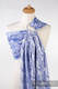 Bandolera de anillas, tejido Jacquard (100% algodón) - BLUE TWOROOS - long 2.1m #babywearing