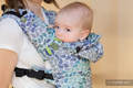Ergonomische Tragehilfe, Größe Baby, Jacquardwebung, 100% Baumwolle - COLORS OF HEAVEN - Zweite Generation #babywearing