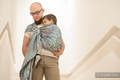 Sling, jacquard (100% coton)  - COLORS OF HEAVEN - standard 1.8m #babywearing