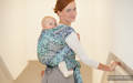 Żakardowa chusta do noszenia dzieci, bawełna - KOLORY NIEBA - rozmiar XL #babywearing