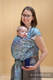 Baby Wrap, Jacquard Weave (100% cotton) - COLORS OF HEAVEN - size S #babywearing