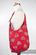 Hobo Bag made of woven fabric, 100 % cotton- SWEETHEART RED & GRAY #babywearing