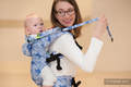 Drool Pads & Reach Straps Set, (60% cotton, 40% polyester) - BLUE TWOROOS #babywearing