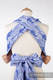 Nosidełko dla dzieci MEI-TAI MINI z kapturkiem, bawełna, splot żakardowy, 100% bawełna, NIEBIESKI KANGUR #babywearing