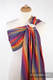 Ring Sling - 100% Cotton - Broken Twill Weave - with gathered shoulder - SUNSET RAINBOW COTTON #babywearing