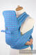 Mei Tai carrier Mini with hood/ jacquard twill / 100% cotton / ZigZag Turquoise & Pink #babywearing