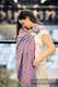 Ringsling, Jacquard Weave (100% cotton), with gathered shoulder - COLORS OF FANTASY - standard 1.8m #babywearing