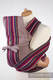 MEI-TAI carrier Mini, broken-twill weave - 100% cotton - with hood, Heather Nights #babywearing