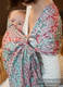 Bandolera de anillas, tejido Jacquard (100% algodón) - con plegado simple - COLORS OF HEAVEN - long 2.1m #babywearing