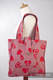 Shoulder bag made of wrap fabric (100% cotton) - SWEETHEART RED & GRAY Reverse - standard size 37cmx37cm #babywearing