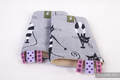 Drool Pads & Reach Straps Set, (60% cotton, 40% polyester) - CRAZY CATS #babywearing