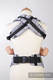 Ergonomic Carrier, Baby Size, jacquard weave 100% cotton - CRAZY CATS - Second Generation #babywearing