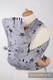 Mei Tai carrier Mini with hood/ jacquard twill / 100% cotton / CRAZY CATS #babywearing