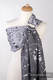 Żakardowa chusta kółkowa do noszenia dzieci, bawełna - SZALONE KOTY - long 2.1m #babywearing