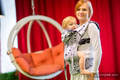 Ergonomic Carrier, Baby Size, jacquard weave 100% cotton - CRAZY CATS - Second Generation #babywearing