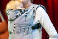 Ergonomic Carrier, Baby Size, jacquard weave 100% cotton - CRAZY CATS - Second Generation #babywearing