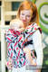Ergonomic Carrier, Baby Size, jacquard weave 100% cotton - QUEEN OF HEARTS - Second Generation (grade B) #babywearing
