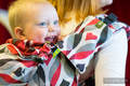 Drool Pads & Reach Straps Set, (60% cotton, 40% polyester) - QUEEN OF HEARTS #babywearing