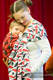 Żakardowa chusta kółkowa do noszenia dzieci, bawełna - KRÓLOWA SERC - long 2.1m #babywearing