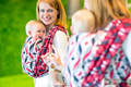 Żakardowa chusta do noszenia dzieci, bawełna - KRÓLOWA SERC - rozmiar L #babywearing