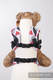 Puppentragehilfe, hergestellt vom gewebten Stoff (100% Baumwolle) - QUEEN OF HEARTS (grad B) #babywearing