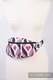 Waist Bag made of woven fabric, (100% cotton) - QUEEN OF HEARTS #babywearing