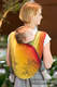Żakardowa chusta do noszenia dzieci, bawełna - SZLACHETNY PAW INDYJSKI, rozmiar XS (drugi gatunek) #babywearing
