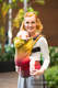 Nosidełko Ergonomiczne z tkaniny żakardowej 100% bawełna , Toddler Size, SZLACHETNY PAW INDYJSKI, Druga Generacja #babywearing