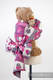 Doll Sling, Jacquard Weave, 100% cotton - HEARTBEAT - ABIGAIL #babywearing