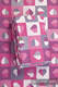 HEARTBEAT - ABIGAIL, jacquard weave fabric, 100% cotton, width 140 cm, weight 340 g/m² #babywearing