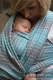 Baby Wrap, Jacquard Weave (100% cotton) - LITTLE LOVE - BREEZE - size S (grade B) #babywearing