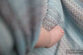 Baby Wrap, Jacquard Weave (100% cotton) - LITTLE LOVE - BREEZE - size S #babywearing