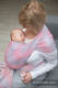 Baby Wrap, Jacquard Weave (100% cotton) - LITTLE LOVE - HAZE - size XS #babywearing